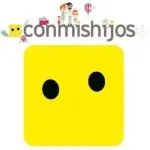 Logo de Con Mis Hijos, portal con recursos educativos y de crianza para familias.