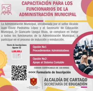 Capacitación para los funcionarios de la Administracion Municipal