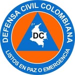 Logo de la Defensa Civil Colombiana.