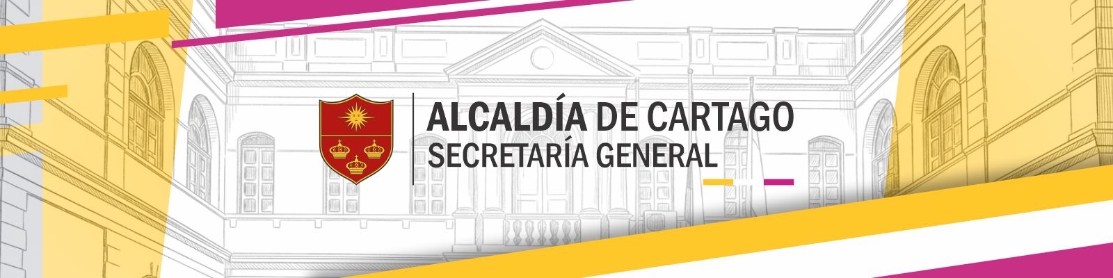 Banner de la Secretaría General de la Alcaldía de Cartago.